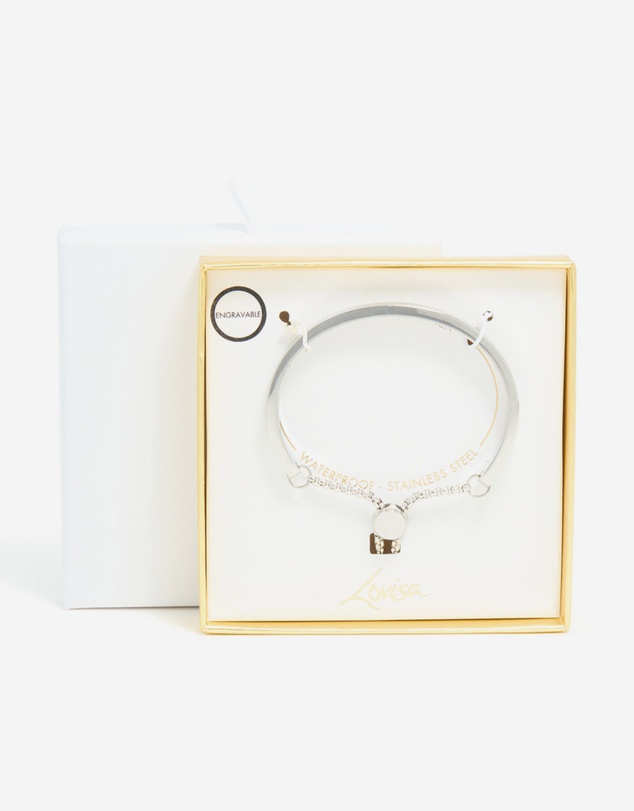 Lovisa - Waterproof Stainless Steel Adjustable Toggle Bangle