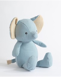 Living Textiles - Large Linen Animal - Eddie the Elephant