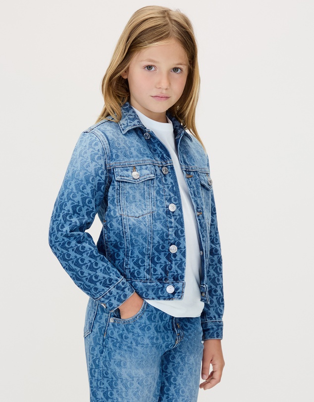 Calvin Klein Jeans - Kids Unisex Logo Trucker Jacket