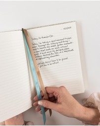 Bespoke Letterpress - Linen Bound Lined Journal - Dune Thicket
