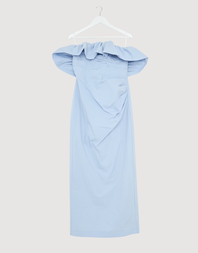 Revibe - Repaired Shona Joy Campbell Strapless Bubble Maxi Dress - AU 14