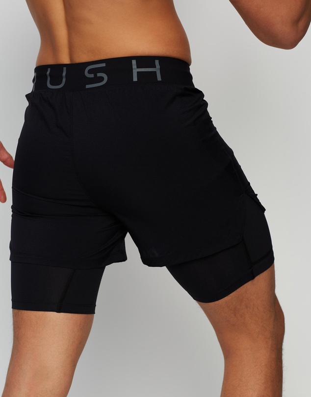 Under Armour - UA RUSH Run 2-In-1 Shorts