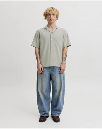 Jack & Jones - Jprblacove Structure SS Shirt