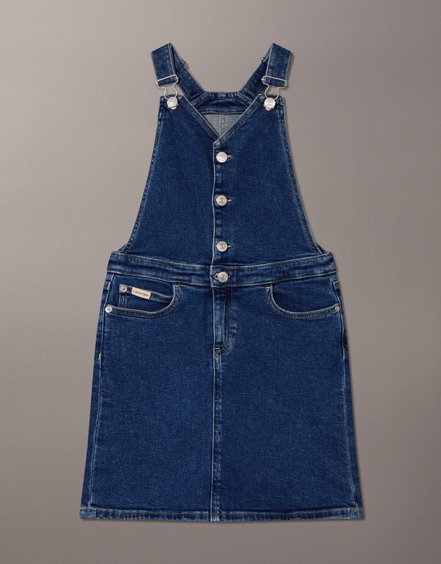 Calvin Klein Jeans - Girls Denim Dungaree Dress