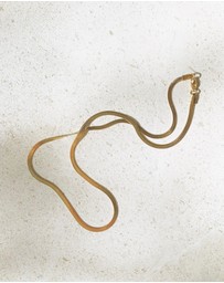 SAINT VALENTINE - Sphinx 3mm Snake Chain Necklace - Gold