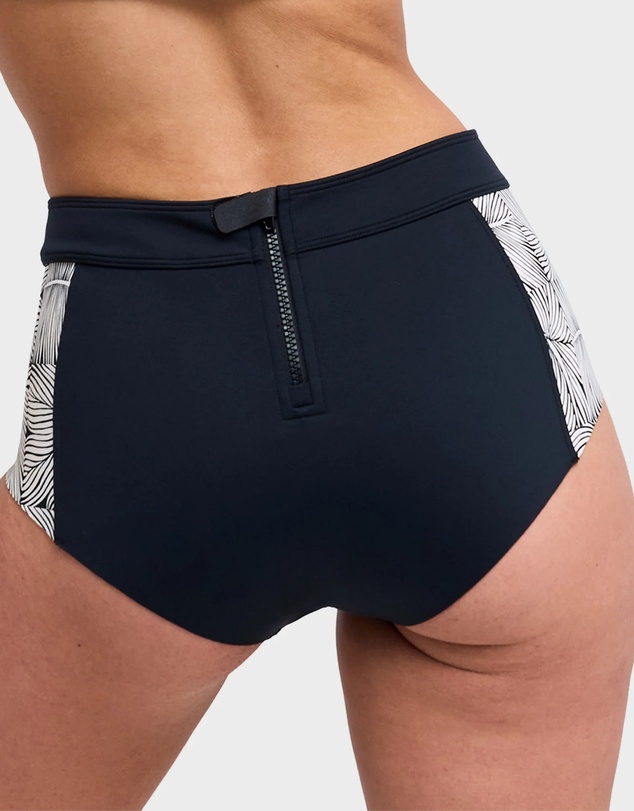 Roxy - Womens Pro Surf Mid Waist Classic Bikini Bottom