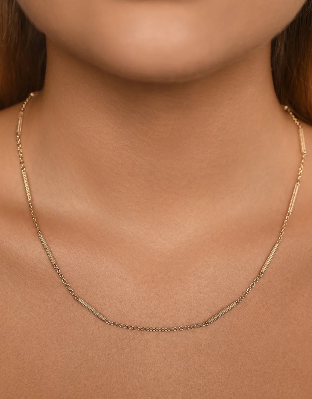 Von Treskow - Luxe Segmented Bar Necklace