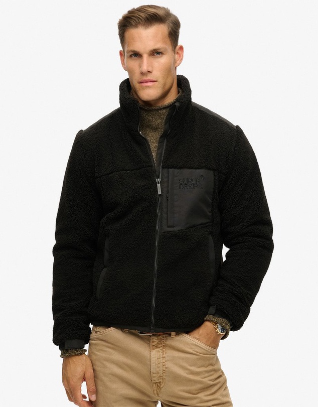 Superdry - Relaxed Fleece Trekker Jacket