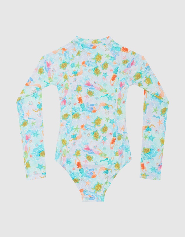 Bluesalt Beachwear - Hamilton Island - Long Sleeve one piece swimsuit