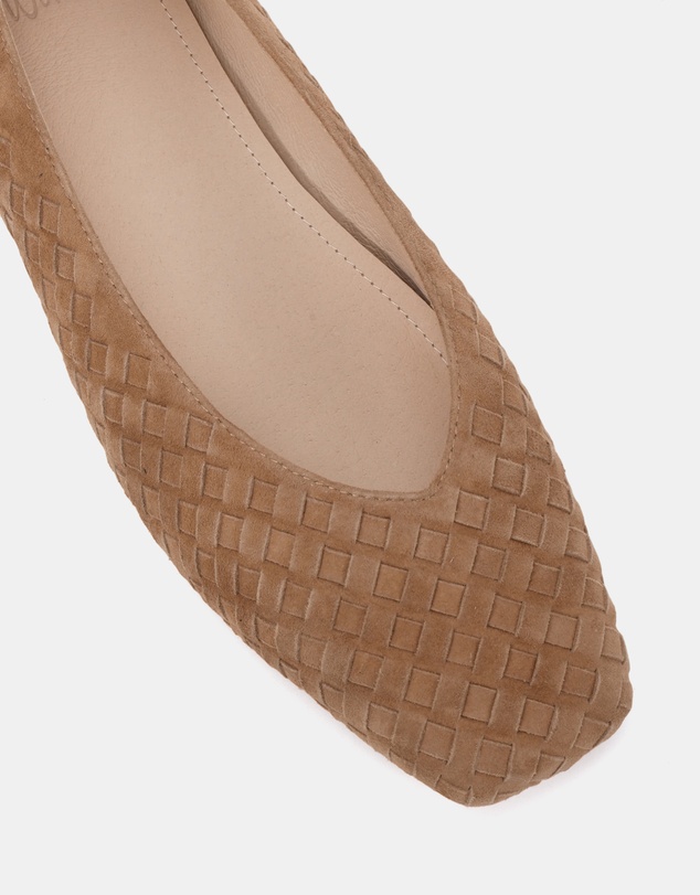 Wittner - Berty Woven Suede Leather Ballet Flats