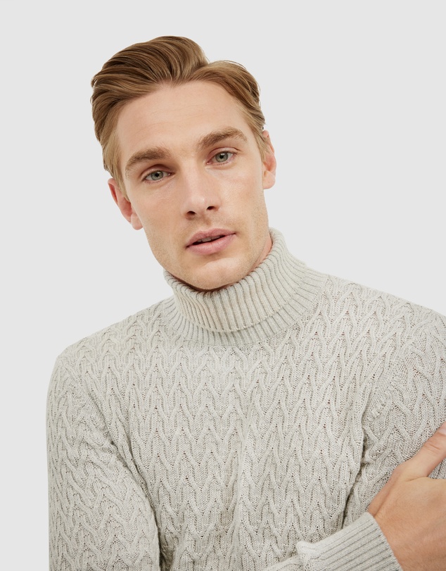 Politix - Textured Roll Neck Knit