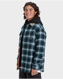 Quiksilver - Mens Shadow Check Long Sleeve Shirt