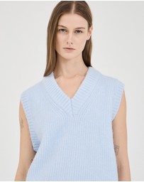 FRIEND of AUDREY - Warner Fluffy Knit Vest