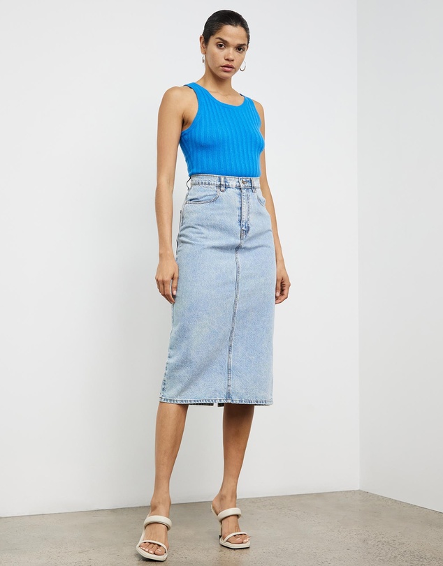 Sofia Irina - Ribbed Knit Tank Top
