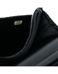 Pre-Loved by Azura Reborn - Pre-Loved CC Quilted Crinkled Patent Wallet On Chain