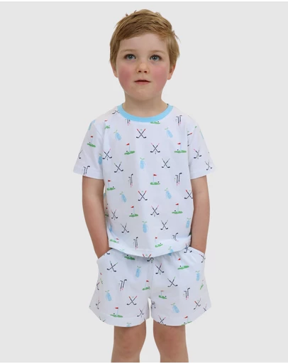 Sant And Abel - Kids Golf Short PJ Set