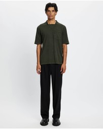 Scotch & Soda - 3 Crosses Program Garment Dyed Heavy Jersey Polo