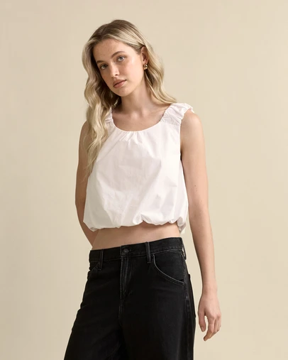 MVN - Bubble Hem Top