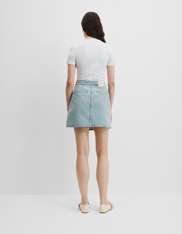Country Road - Denim Wrap Mini Skirt