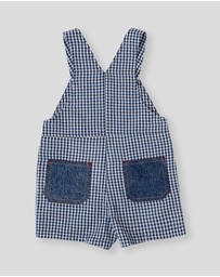 Goldie + Ace - Gingham Colour Pop Burton Overall - ICONIC EXCLUSIVE - Babies-Kids