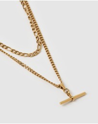 Arms Of Eve - Marcella Double Stack Gold Necklace