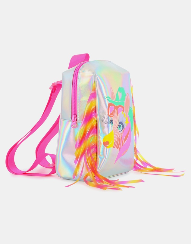 Billieblush - Zebra Print Fringe Rucksack - Babies-Teens