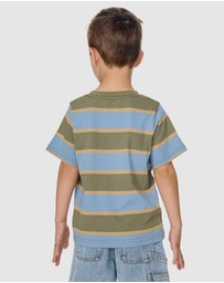 Rip Curl - Ride The Wave Stripe Tee - Babies-Kids