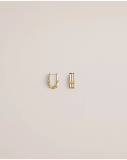 Trenery - Orne Huggie Earrings in Gold