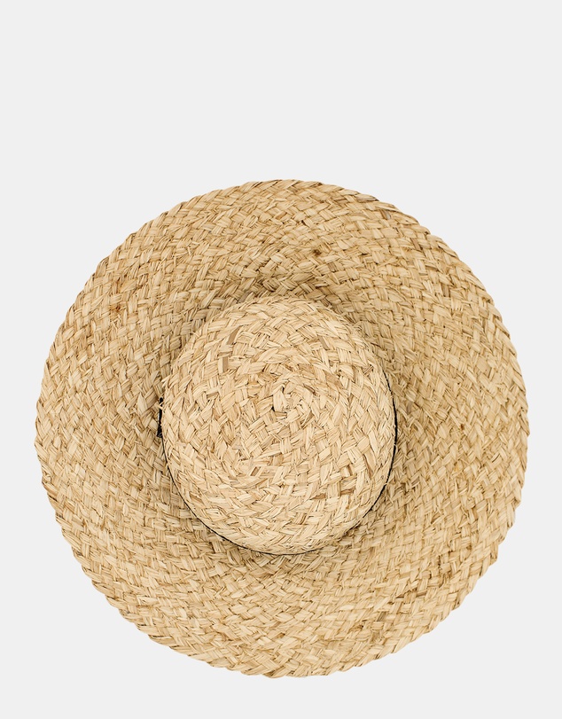 Morgan & Taylor - Catalina Braided Raffia Boater in Natural Beige