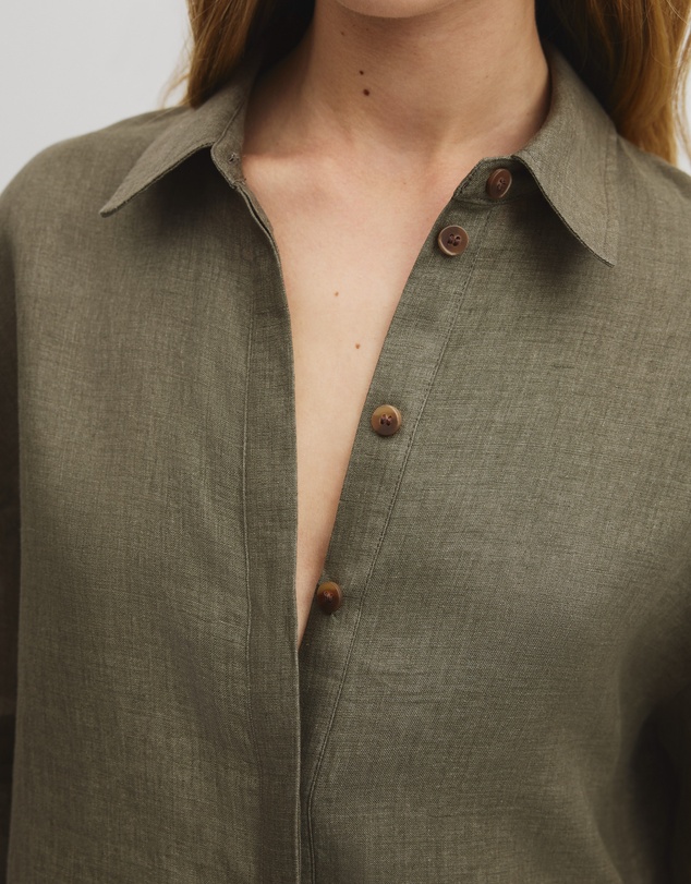 Country Road - Short Sleeve Linen Shirt