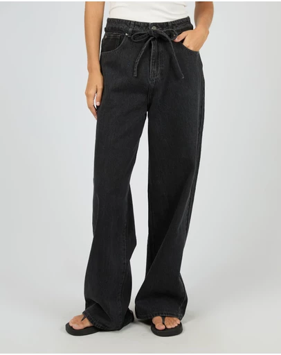 All About Eve - Gia High Rise Baggy Coal
