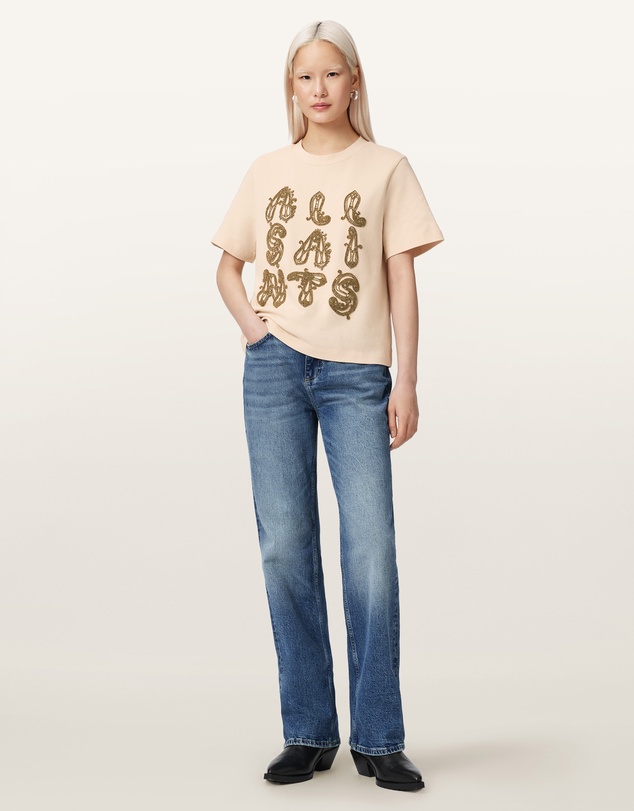 AllSaints - Ella Embroidered Lisa Tee