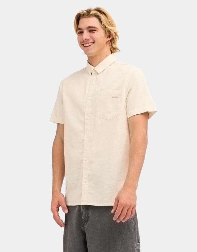 Quiksilver - Mens Palm Waves Short Sleeve Shirt