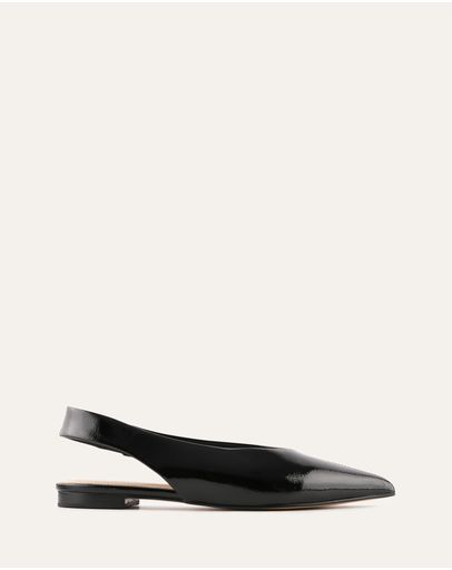 BLACK CRINKLE PATENT