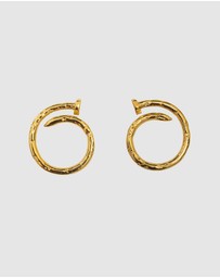 Izoa - Ebony Stud Earrings