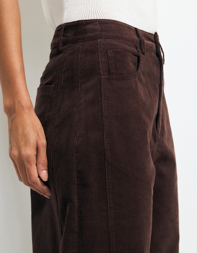 AERE - Nara Corduroy Barrel Leg Pants