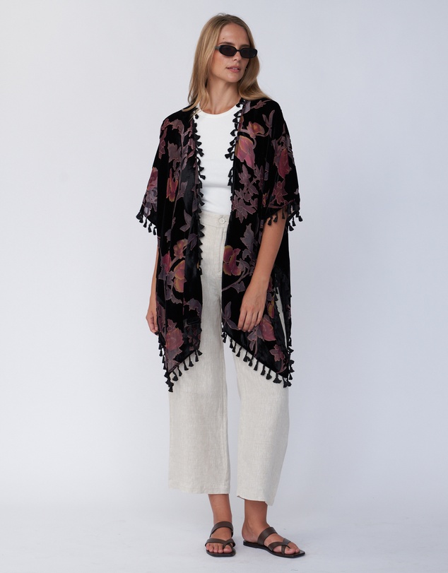 Amelius - Clover Devore Kimono