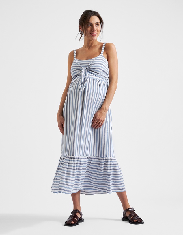 Ripe Maternity - Lana Tie Front Dress