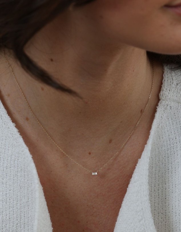 Luna Rae - Solid Gold - Lumi Diamond Necklace
