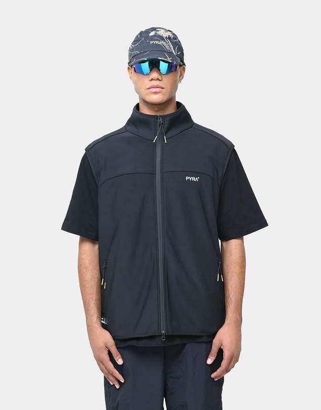 PYRA - SOFT SHELL VEST - BLACK