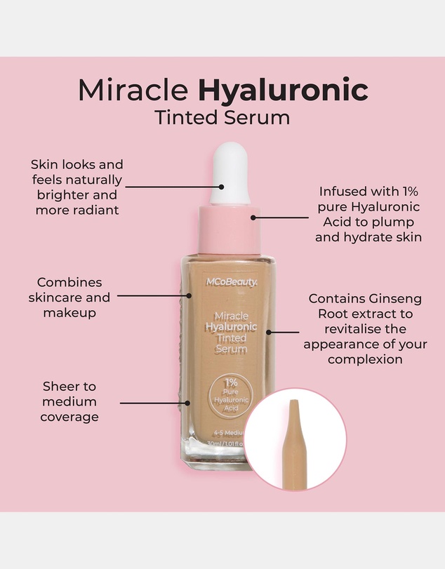 MCoBeauty - Miracle Hyaluronic Tinted Serum - 2-3 (Light)