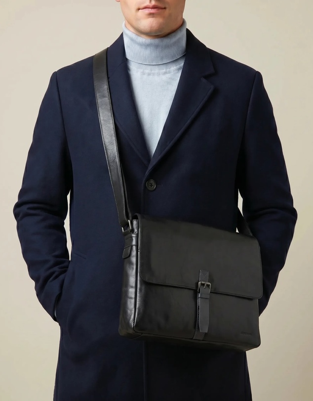 Cobb & Co - Windsor RFID Leather Business Satchel