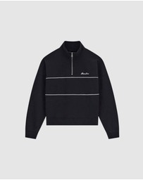 GUESS Jeans - GUESS JEANS Oversized Half Zip Sweatshirt