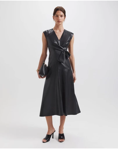 SABA - Mimi Faux Leather Dress