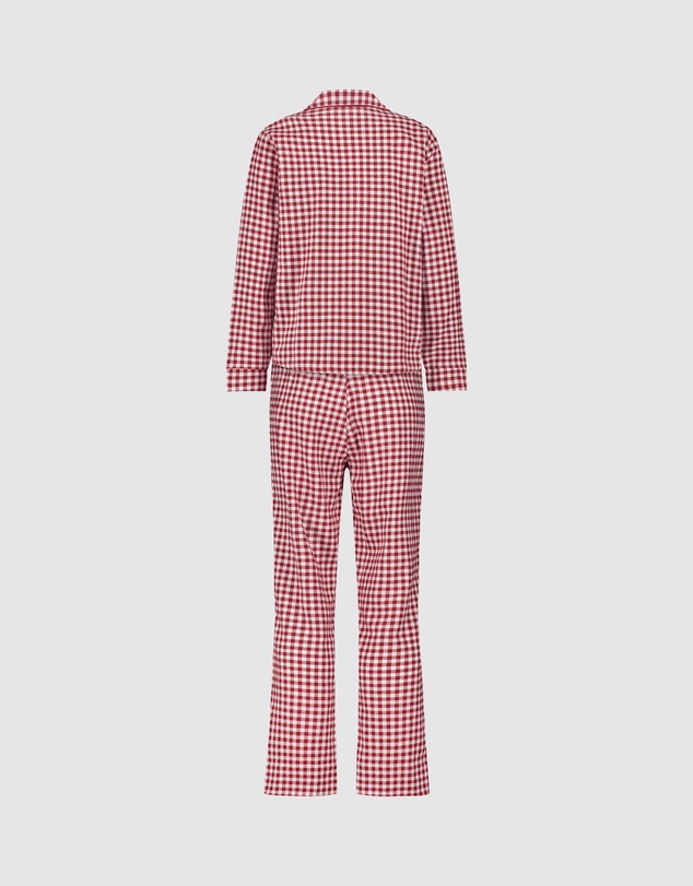 Hunkemoller - PJ Long Sleeve Flannel Check Set