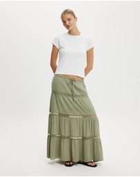 Cotton On - Haven Multi Tiered Maxi Skirt