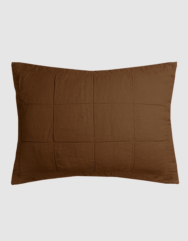 Bambury - Linen Quilted Pillow Sham