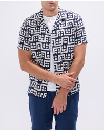 Marcs - Rush Rush Geo Linen Shirt