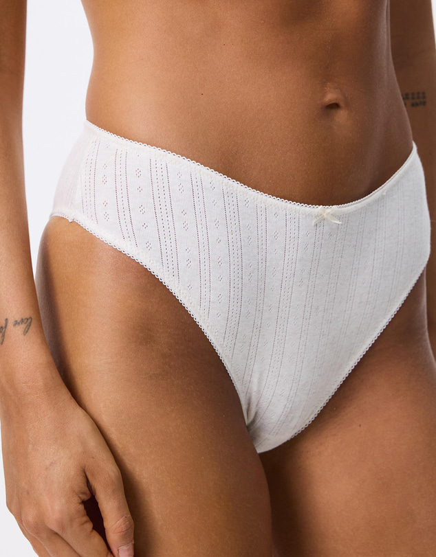 Cotton On Body - 5-Pack Cotton Pointelle Cheeky Briefs