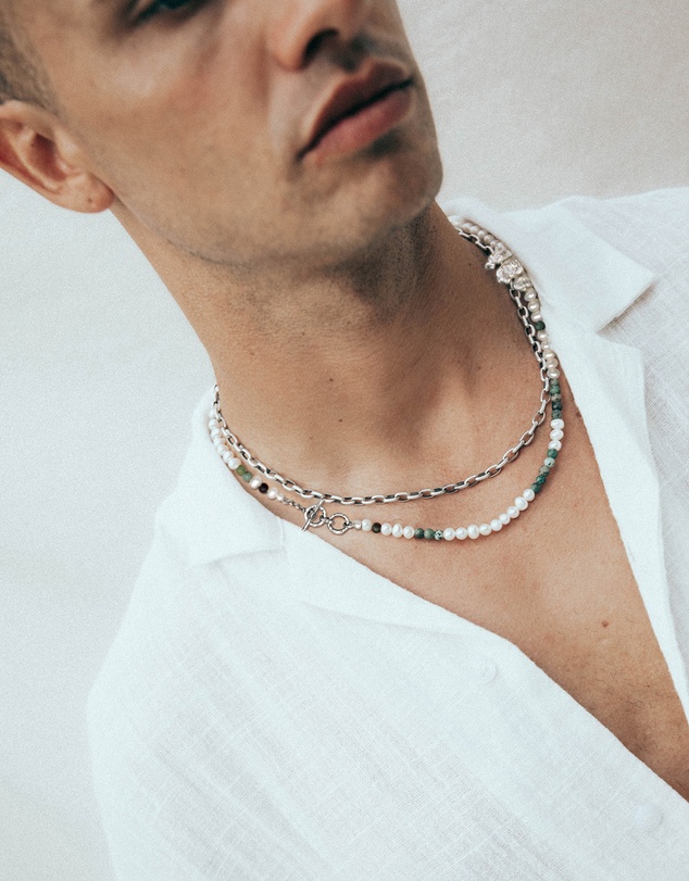 Haze & Glory - ICONIC EXCLUSIVE - Crazy Pearl and Turquoise Necklace